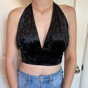 Black halter top Urban Outfitters